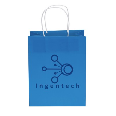 Brite Mini Shopper - Flexo Ink Print (7 3/4" x 4 3/4" x 9 3/4")