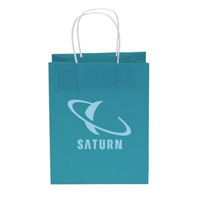 Brite Mini Shopper - Foil Print (7 3/4" x 4 3/4" x 9 3/4")